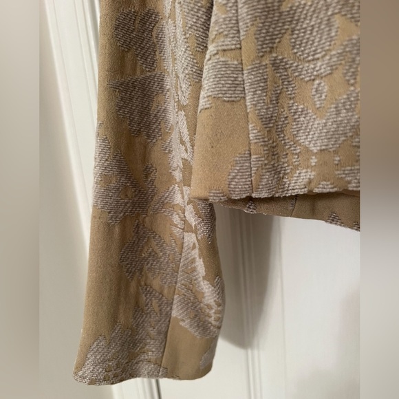 Anthropologie Odille Brocade Faux Fur Collared Jacket, 60s, Mid Century  - Sz 2 - Picture 12 of 16